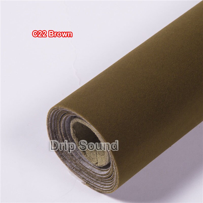 1.48 x 1 meter højttaler selvklæbende filt klud subwoofer strip patch lydabsorption anti-seismisk dekorativ ktv fase  c22-c30: C22 brune
