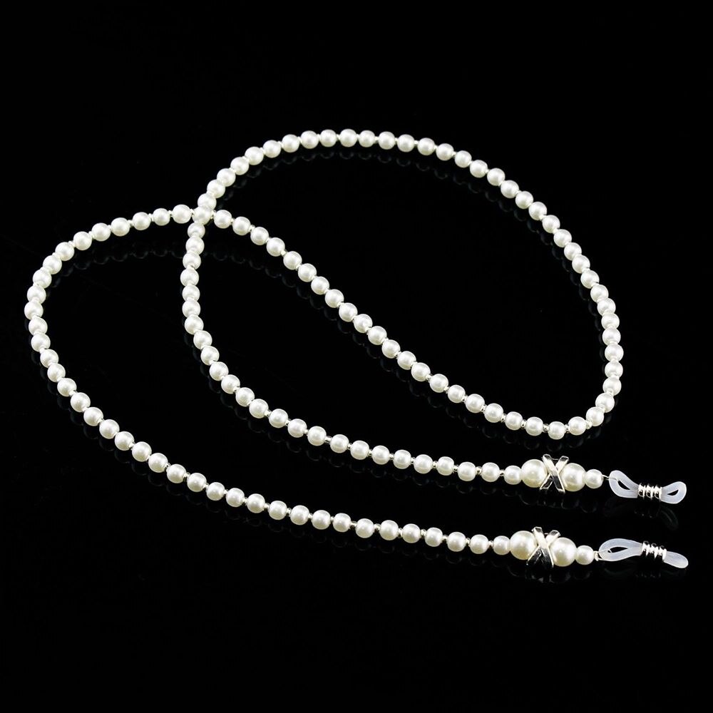 Chic Leesbril Ketting Voor Vrouwen Metalen Zonnebril Snoeren Casual Parel Kralen Glazen Ketting Voor Bril Vrouwen