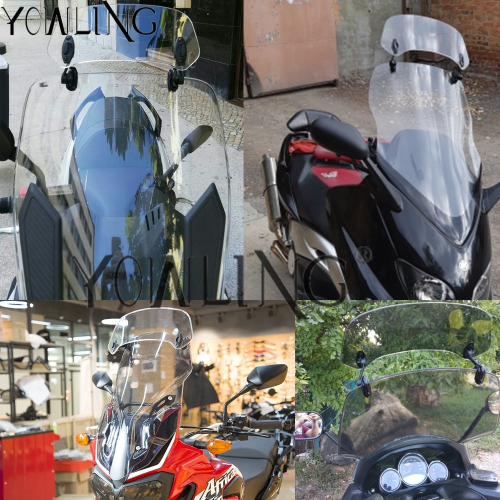 Pantalla ajustable parabrisas Spoiler Deflector de aire para Suzuki v-strom 650 DL650