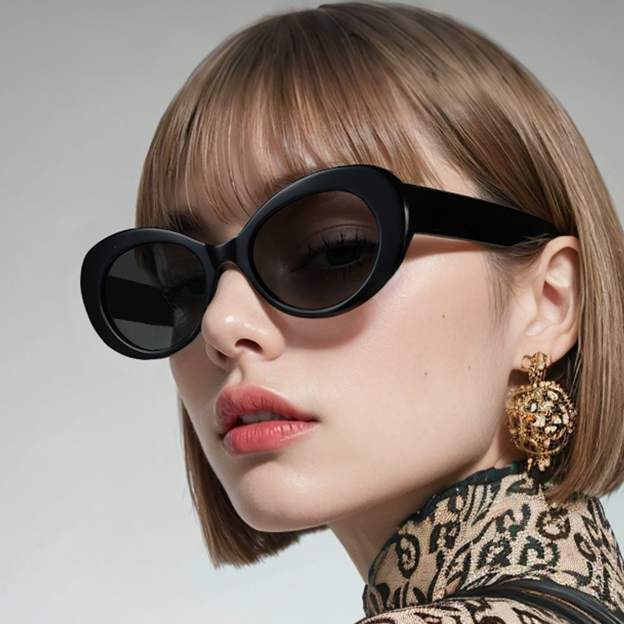 ZENOTTIC dames ovale handgemaakte acetaat gepolariseerde zonnebril UV400 beschermende zonnebril voor dames cadeau