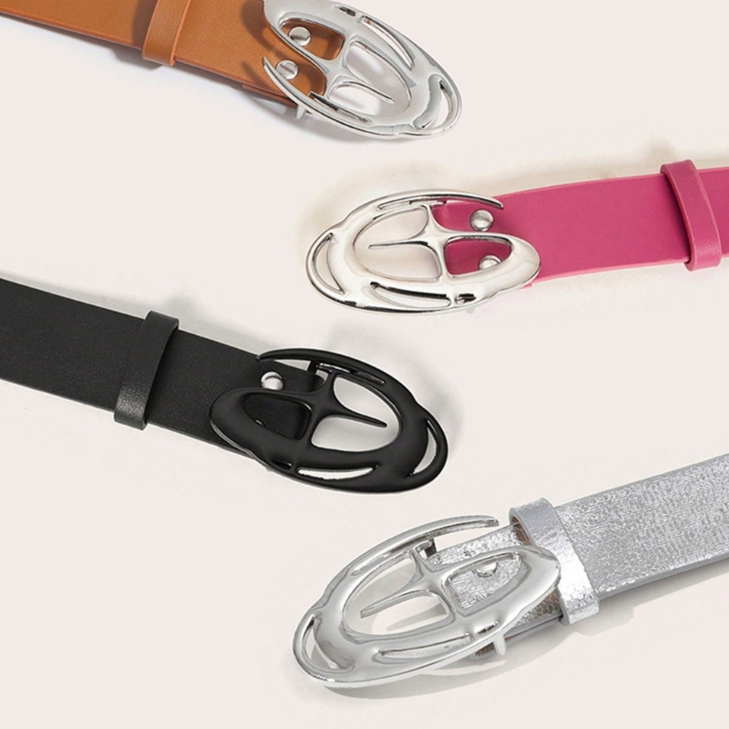 Corrente cintura fina simples fivela redonda para mulheres casual usar cinto decorativo cinto magro vestido jóias