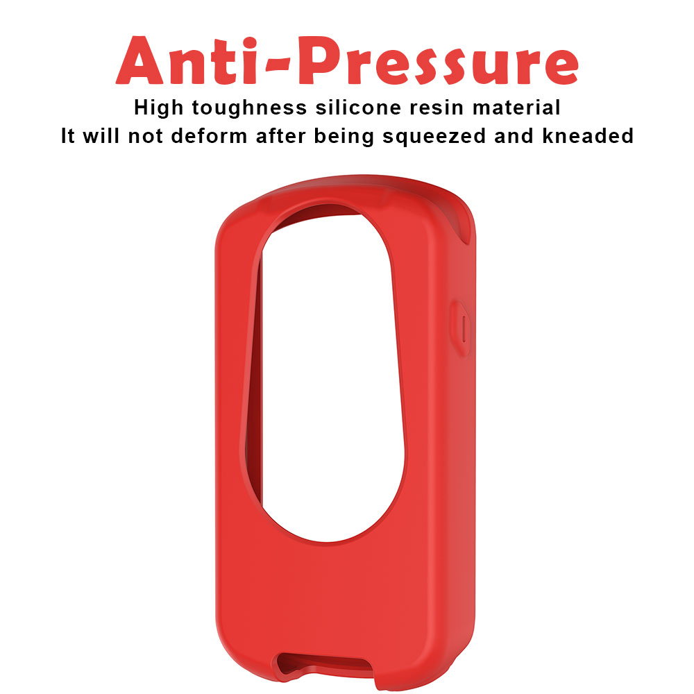 Funda protectora de silicona 2 en 1 para ordenador de bicicleta Garmin Edge 1030 + película de vidrio para Edge 1030 Plus