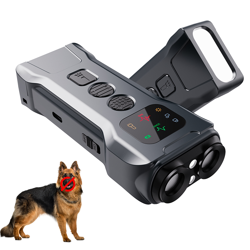 Ultrasonic with screen dog repellent bark deterrent with illumination flashlight pet deterrent tool dog trainer: Default Title