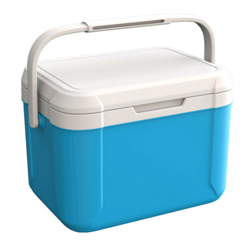 Portable Outdoor Incubator Large Capacity Food Storage Box Cooler 5L Ice Bottle Cooler Mini Fridge Camping Refrigerator: Beige