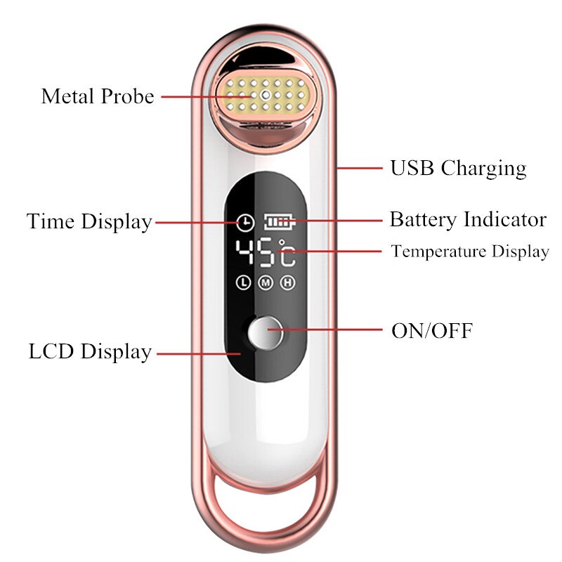 Electroporation Wrinkle Removal &amp; Skin Tightening Hifu Skin Lift Machine Effective Lifting Face Skin Care Tools Rechargeable