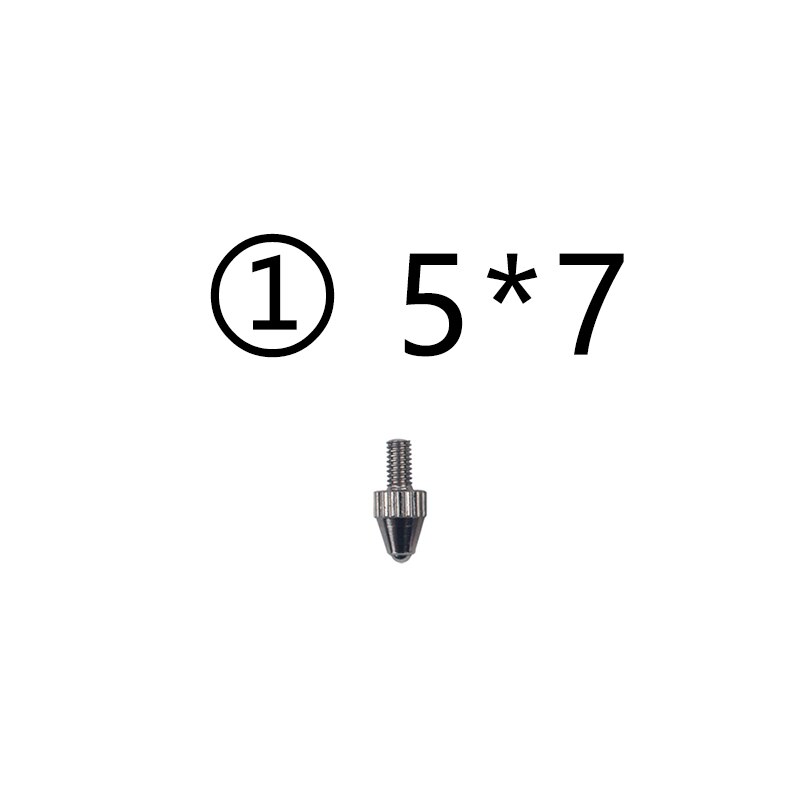 1PC Shaped Probe Dial Test Indicator M2.5 Thread T-type Cone Ball Dial Indicator Contact Point Measuring accessories: Y1