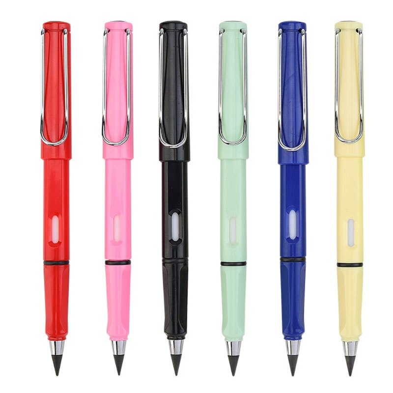 Lápiz portátil sin tinta, pluma borrable para firmar, reutilizable, sin afilar, 87HA