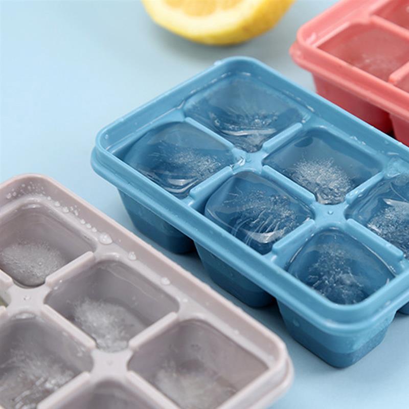 3pcs/Set Ice Cube Molds Non-Stick DIY Ice Ball Trays Plastic Chocolate Making Moulds Color Random