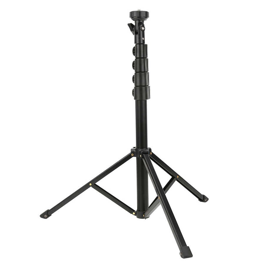 Kingjoy 1.5m photo studio anel luz suporte 5 seções do telefone móvel tripé para maquiagem gravação de vídeo ao vivo