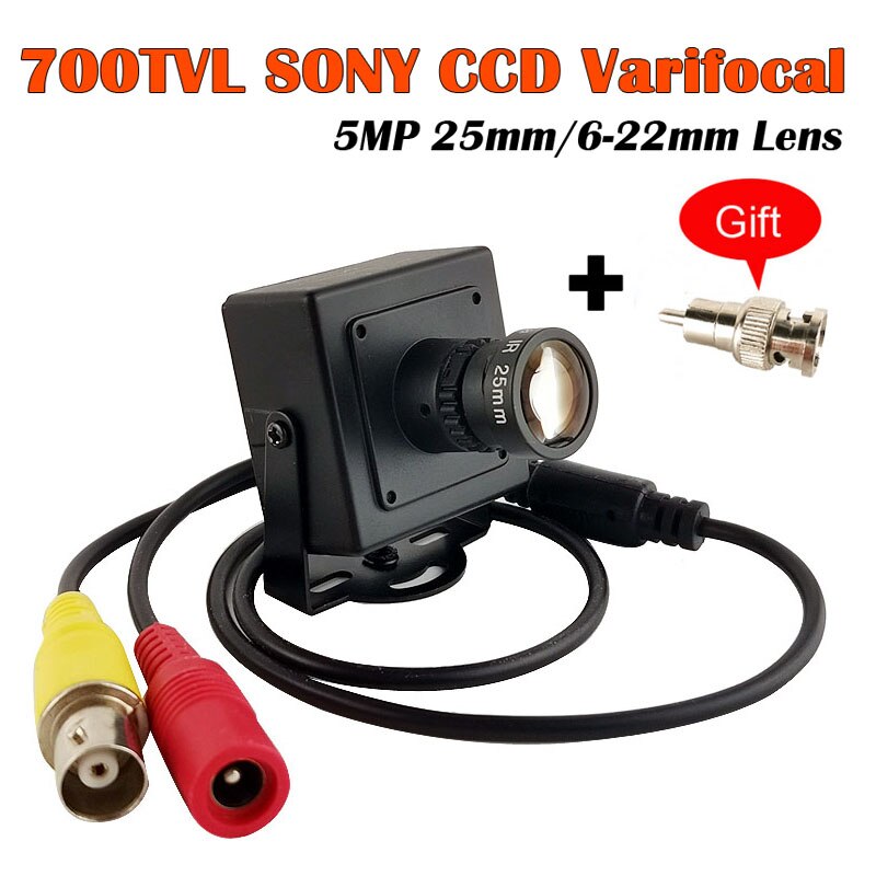 Cctv Mini Camera Hoge Resolutie Sony Ccd Effio-E 700TVL25mm 6-22Mm Lens Metalen Beveiliging Cctv Surveillance camera Auto Inhalen