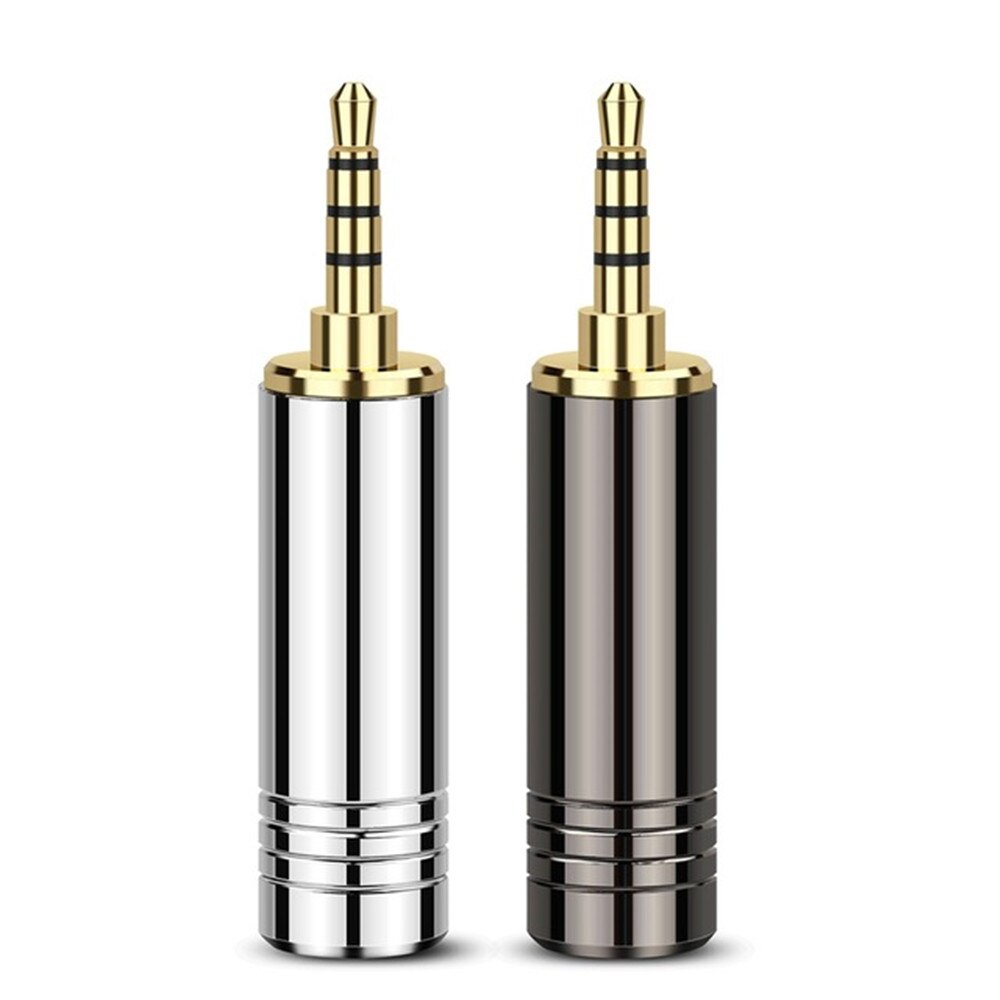 Jack 2.5 Audio Connector 4Pole Stereo Rhodium Plating Balanced Plug 2.5mm Minijack For Soldering Audio Headset Wire Connector: Gold Mix 2pcs / 5 package