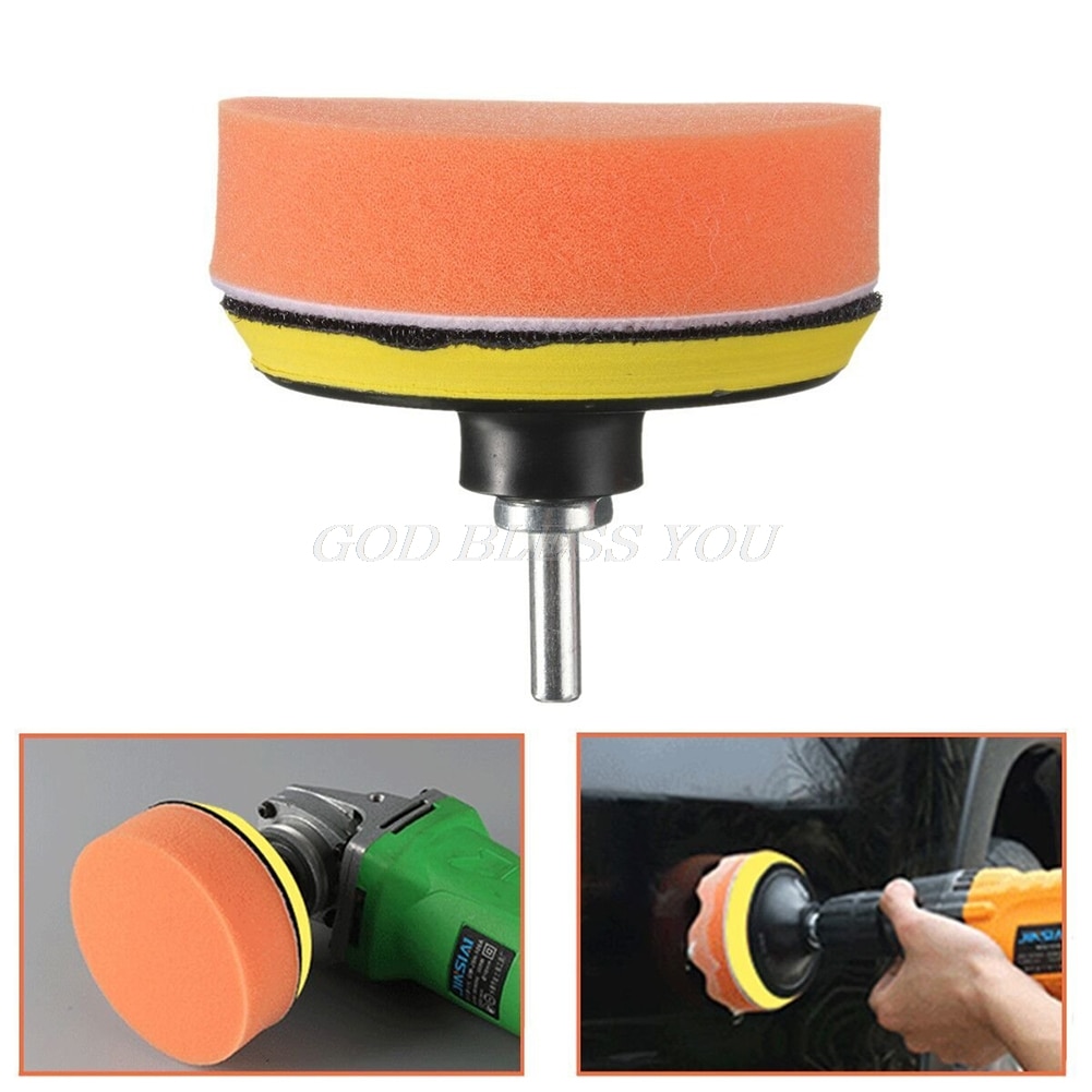 Almohadilla pulidora de 3 pulgadas, Kit de rueda de pulido de coche, adaptador de taladro M14, 7 Uds.