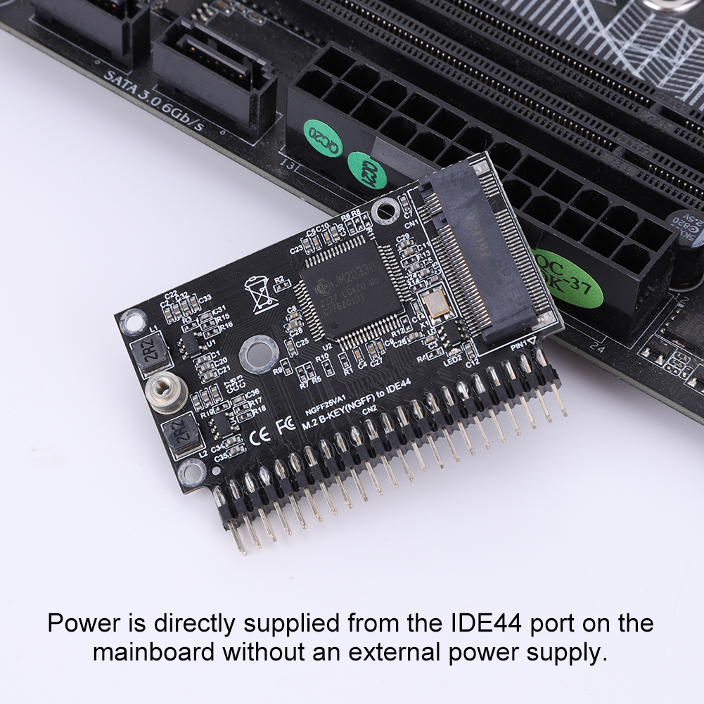 M.2 NGFF SATA SSD zu 2,5 Zoll IDE 44 Stift Adapter M.2 NGFF SATA SSD zu 2,5 IDE SATA SSD Konverter Adapter Konverter für PC Schreibtisch
