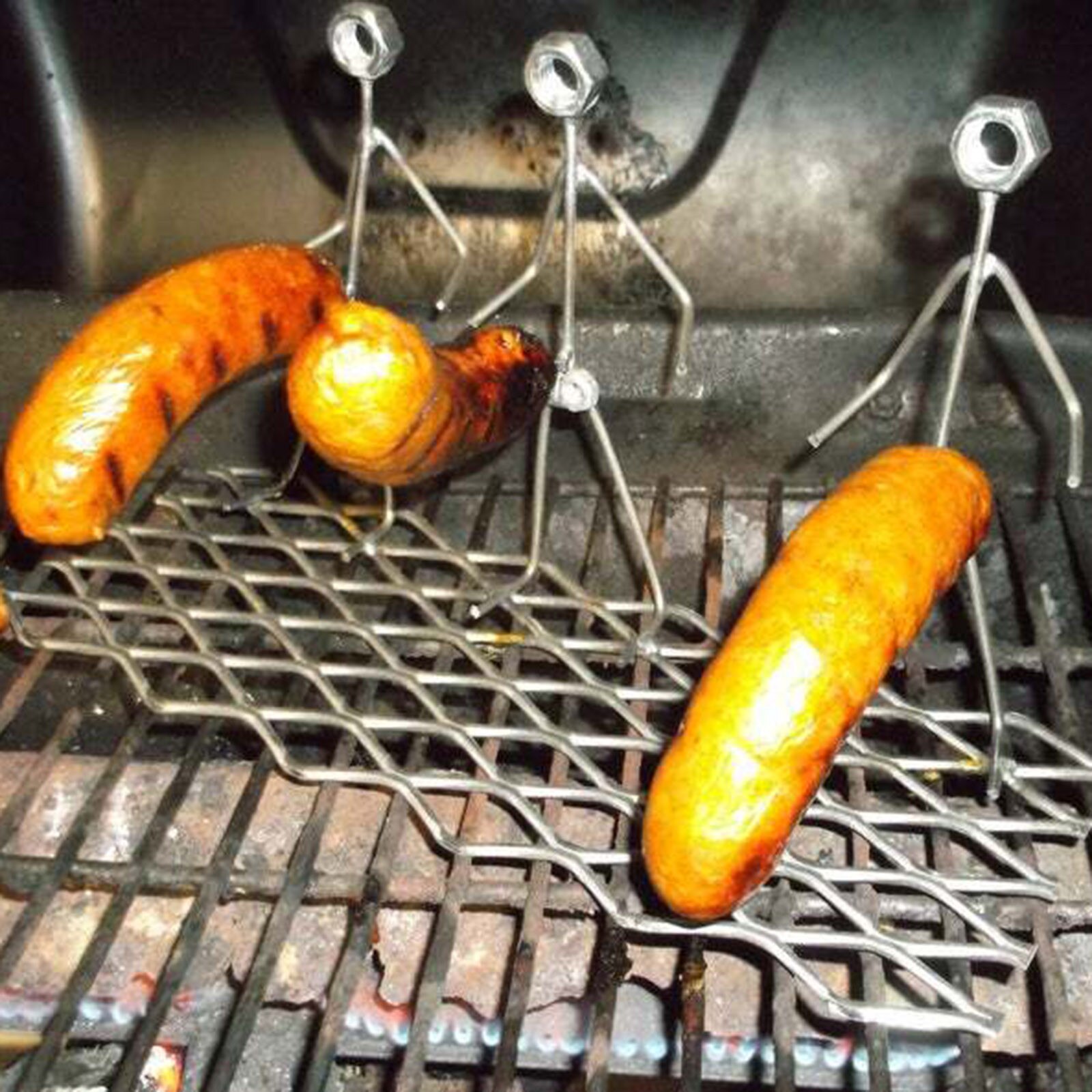 Stainless Steel Bbq Forks Camping Campfire Camping Fire Pit Accessories Dog Telescoping Roasting Fork Sticks Skewers Tools