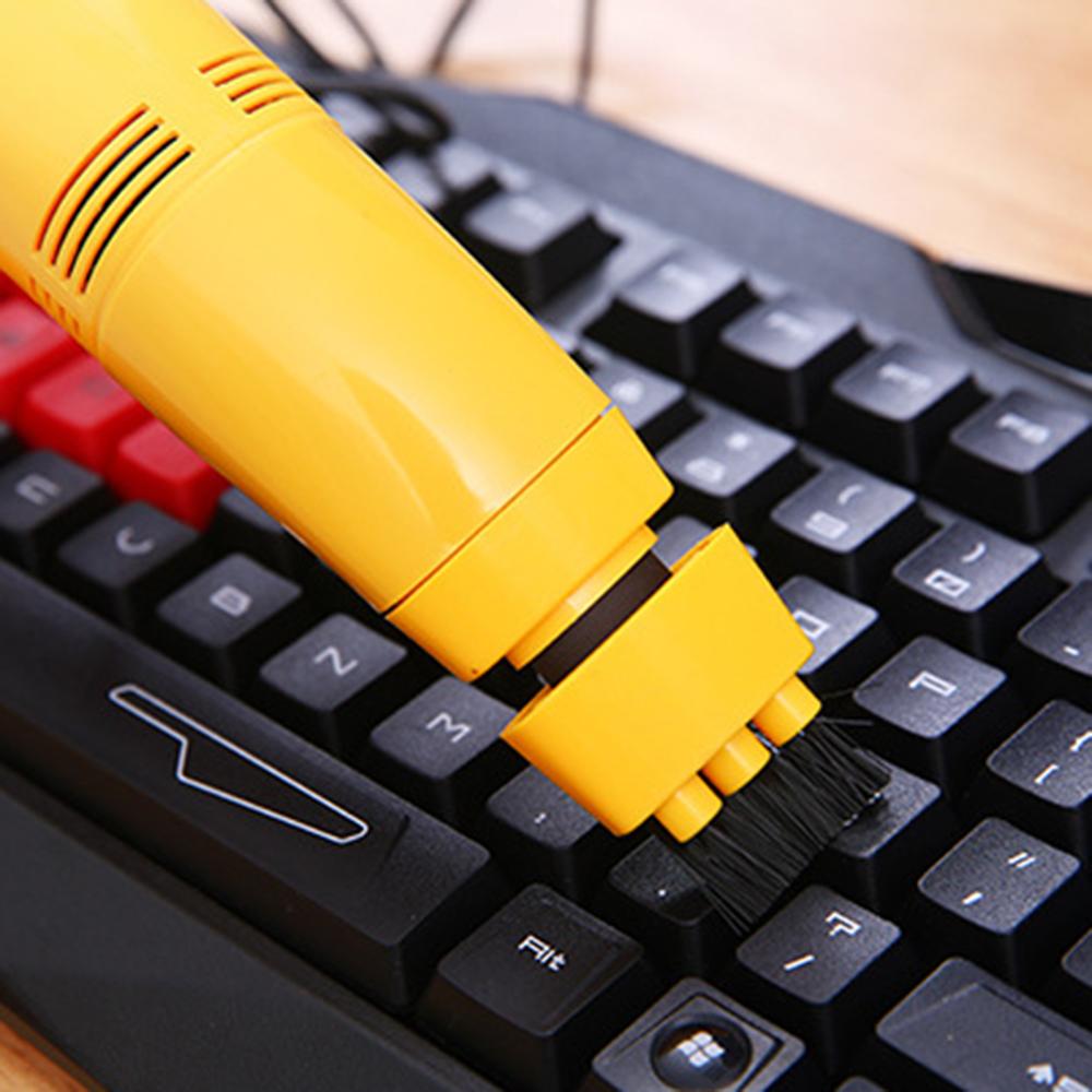 Plastic Mini USB Keyboard Vacuum Cleaner Computer PC Laptop Brush Dust Cleaning Kit For Laptop Desktop Computers Keyboards