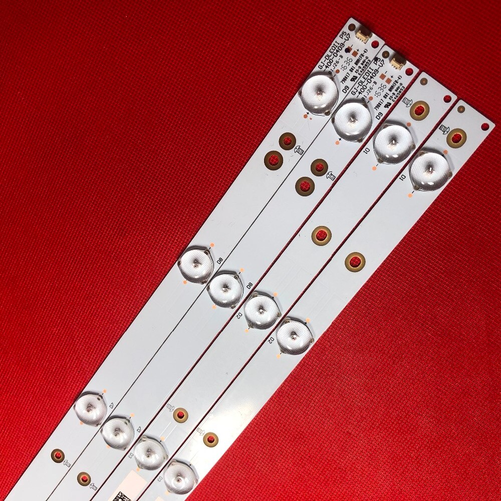 4Stck LED hintergrundbeleuchtung 9 allgemeine TV hintergrundbeleuchtung 6 v lichter gelten artikel 39 "40" zoll 42 "zoll p ilips lampe GJ-2K16 E349376