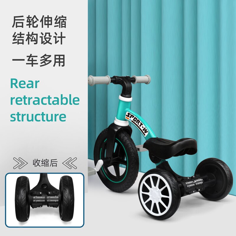 Balance Baby Bicycle Toy For Kids 3 Colors Push Child Bike With Toddlers Pedal Scooter and Footrest Children Chirstmas