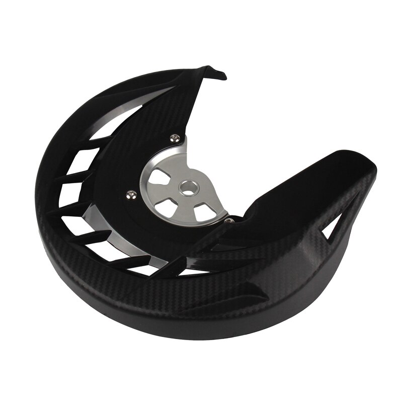 Motorcycle Front Brake Disc Rotor Protective Cover Protector Is Suitable For KLX250 KLX 250 Off-Road Motocross: black
