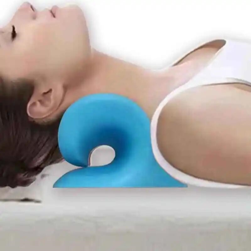 Almohada de masaje de columna Cervical, almohada en forma de U, almohada de masaje Cervical Shiatsu por gravedad, reparación de cuello y hombros, relajación del cuello