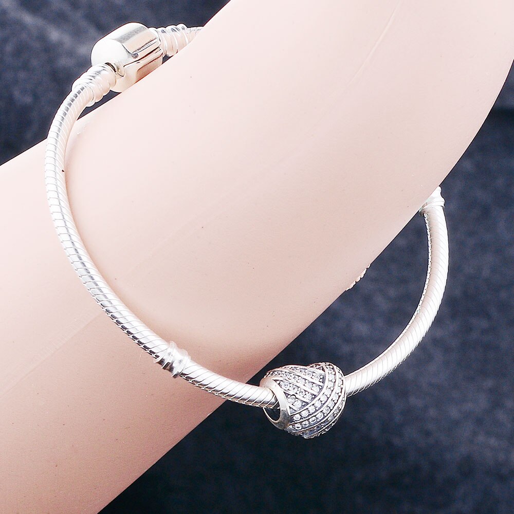 2018 beliebte europäische liebeslinien-Charme-perlen, passend für Original europäische Charme-armbänder, aus reinem sterlingsilber, 925 herzperlen, diy-schmuck