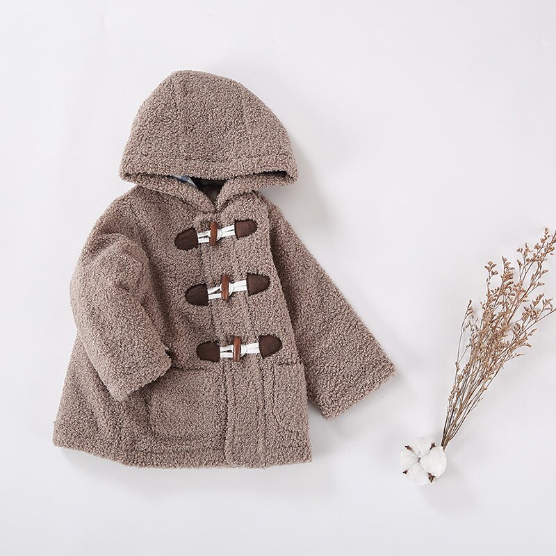 Baby jacket clothes hooded casual clothes children clothing baby wadded cotton warm for autumn and winter kids clothes coat