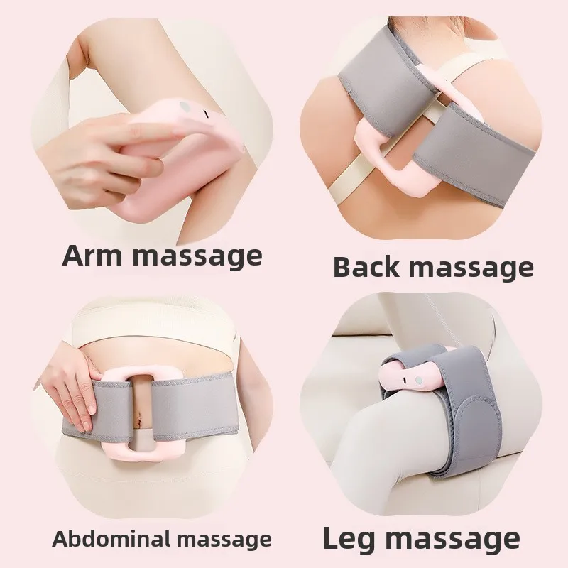 Fascia ring vibrationsmassager skulder- og nakkeafslapningsvibrationer yoga fitnessmaskine mini jitterbug massagebælte