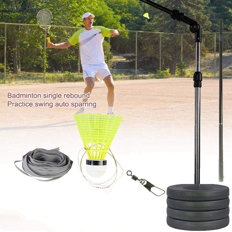 -single badminton træner ketcher robot træning badminton tilbehør hurtig rebound maskine raquette badminton