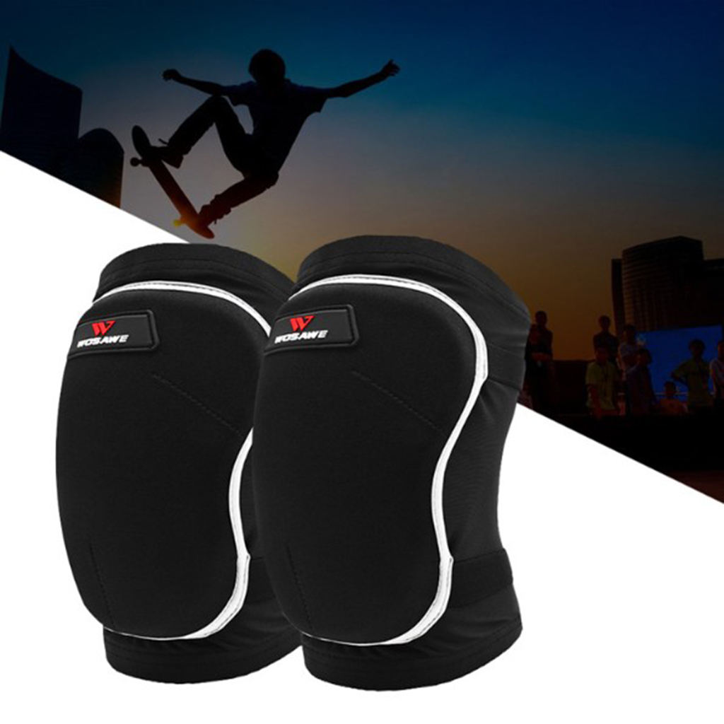 1 Paar Sport Knie Compressie Mouwen Brace Basketbal Kniebeschermers