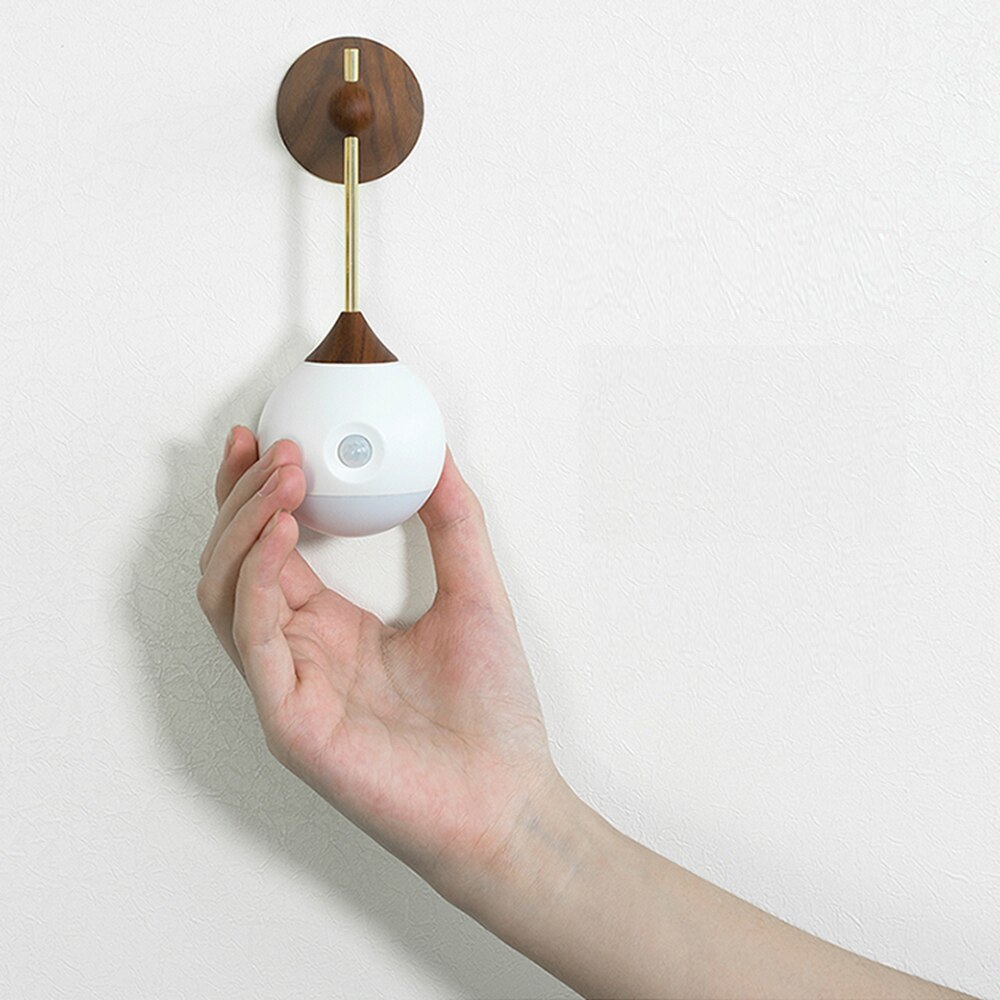 Sothing nachtlicht smart sensor tragbare infrarot-induktion usb-aufladung abnehmbare mijia nachtlampe für mi smart home