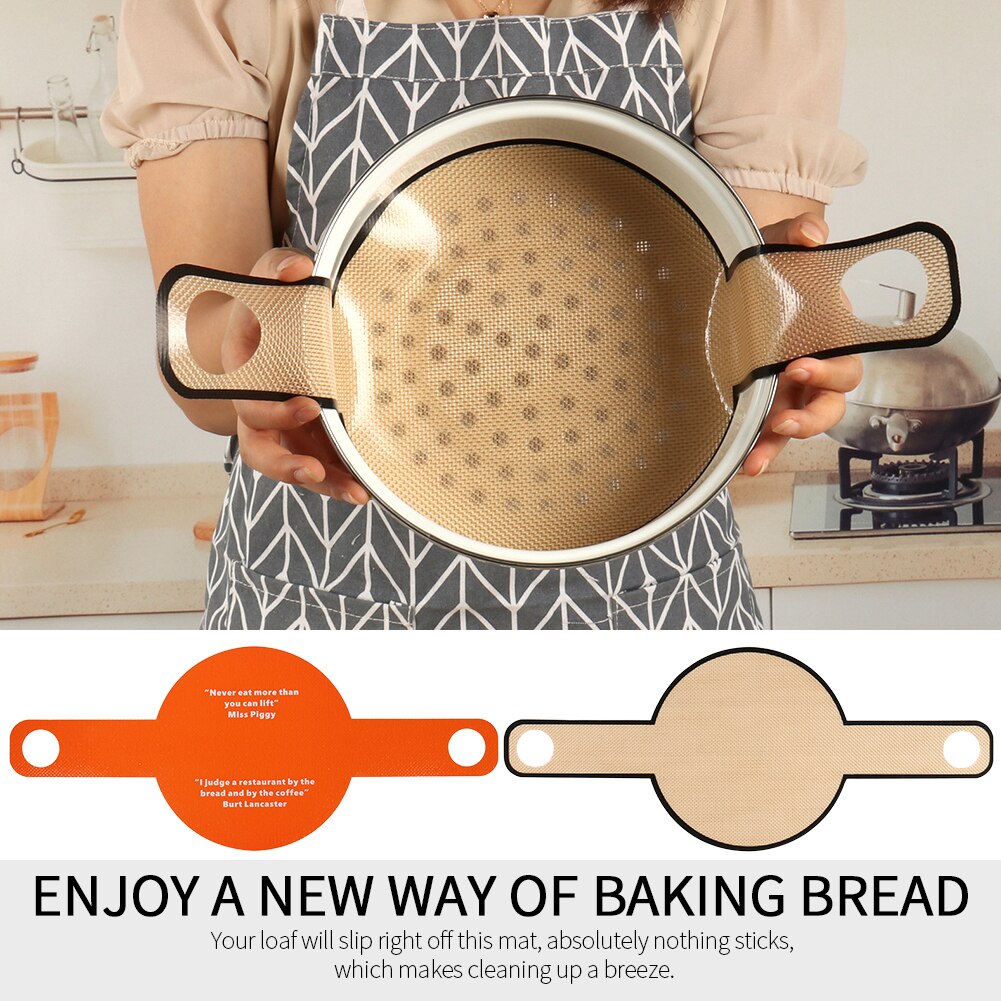 Bread Baking Pad Sling Cooking Dough Transfer Accessories Pastry Extraction Mat Kitchen Non Stick Long Handle Dutch Oven
