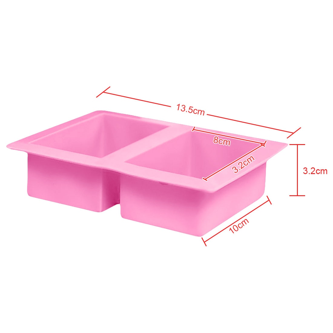 Rectangle Soap Mold Silicone Craft DIY Soap Making Mould Fondant Cake Decoration Hand Made Cuboid Shape Molds