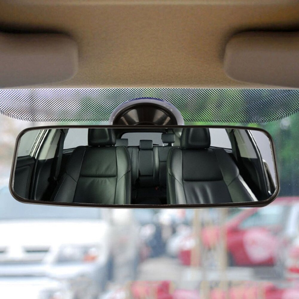 ¡Oferta! Espejo retrovisor Interior trasero de coche con ventosa de PVC espejo retrovisor gran angular curva convexa de coche