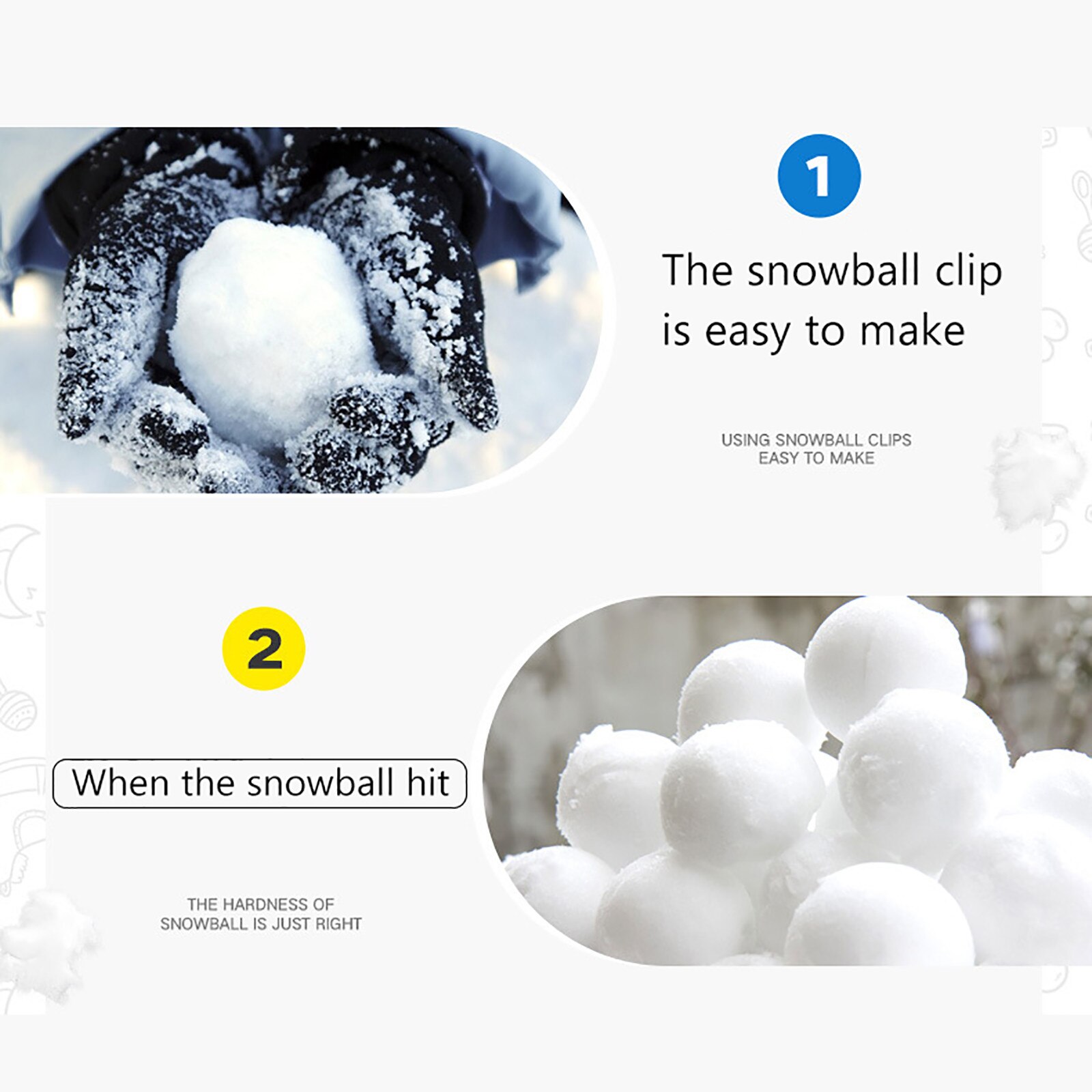 Snowball Maker Penguin Plastic Clip Kids Outdoor Sand Snow Ball Mold Toys Fight Duck Snowman Maker Clip Toys For Boys Juguetes