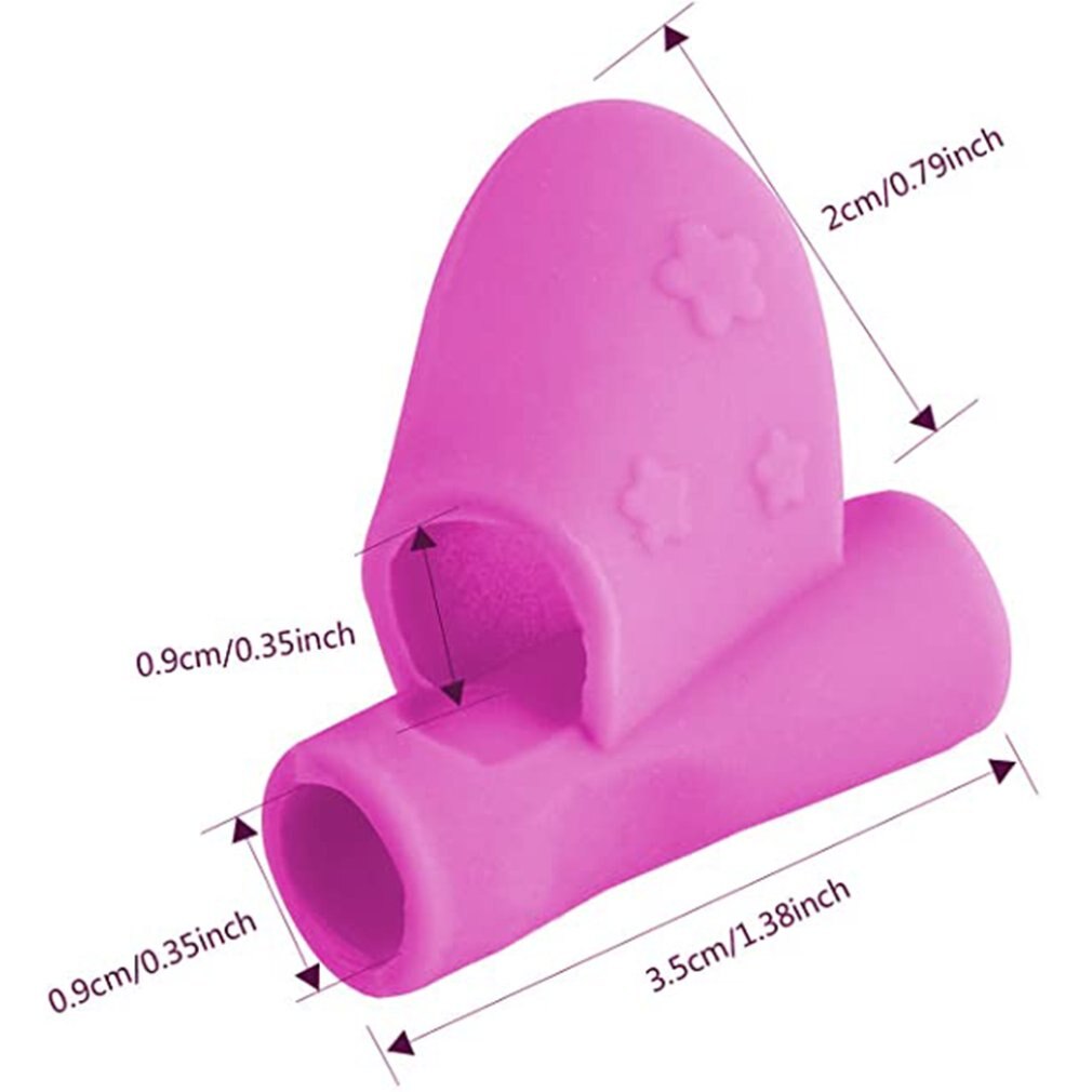 3 pièces En Silicone Aide À L'écriture Poignée pour Enfants Crayon Poignées Enfants D'apprentissage Tenir Le Stylo D'écriture Posture Correcte Porte-Crayons Outils