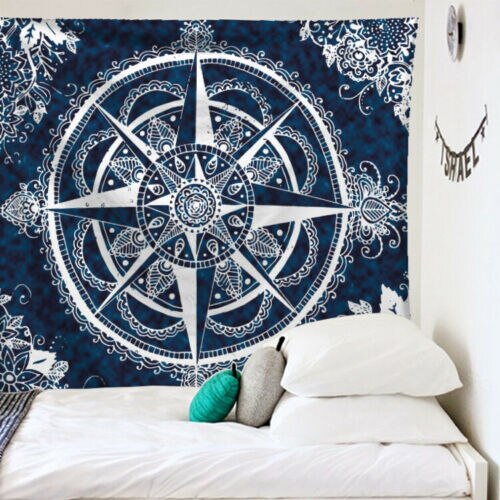 Mandala Tapestry Wall Hanging Polyester Mandala Pattern Blanket Tapestry Home Decoration Supplies: 5