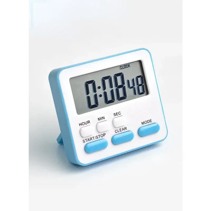 Affichage numérique alarme de cuisine écran LCD horloge minuterie de cuisine chronomètre de sommeil horloge jeu avec compte à rebours magnétique réveil