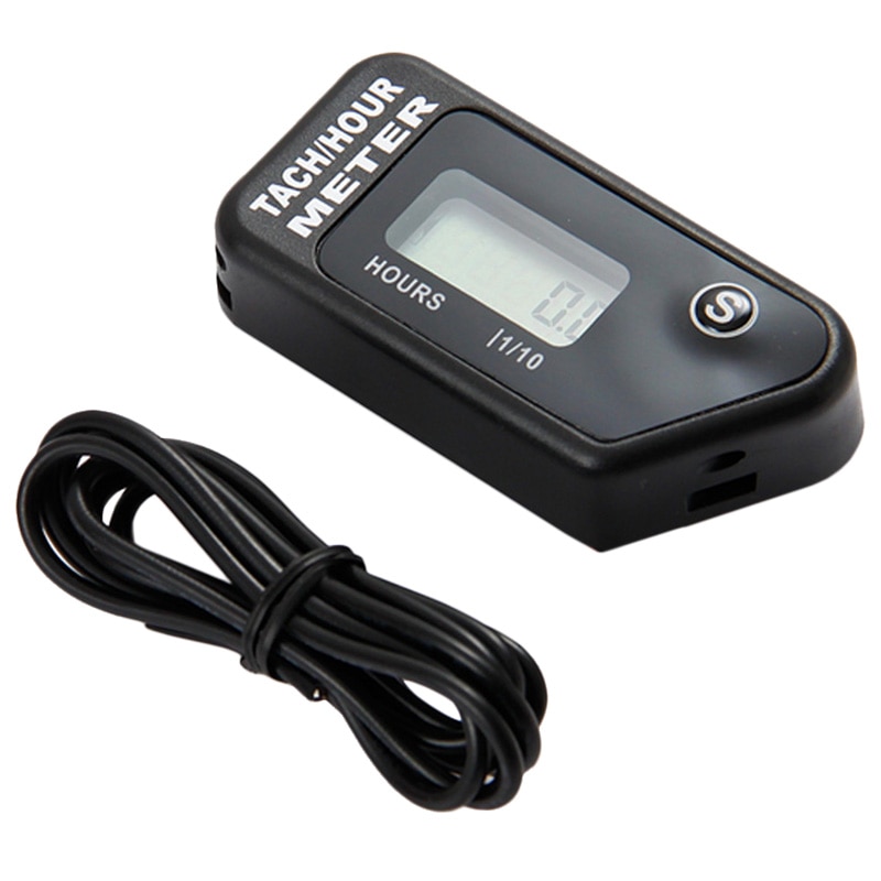 Rearmables hora medidor Digital tacómetro para Motor fuera de borda de césped Motocross motocicleta Marine motosierra foso moto Hm016R: Default Title