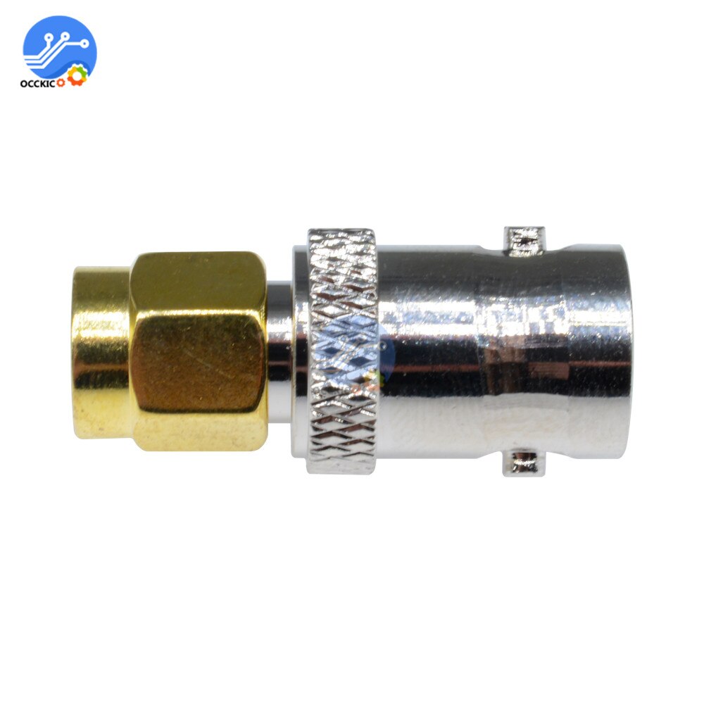 1 pcs RF Coaxial SMA Male Plug to BNC Female Connector Convert M/F Radio Antenna Connector Adapter
