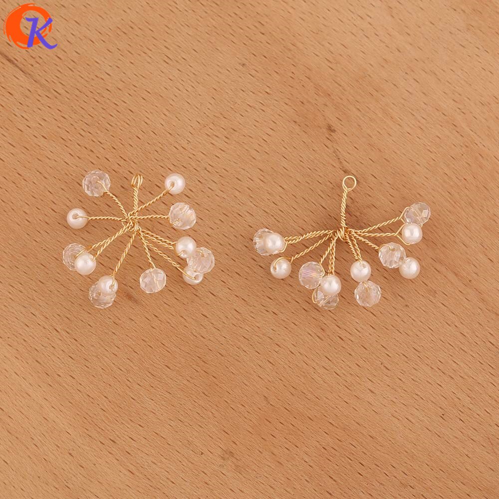 Hartelijke 20Pcs 23*25MM Sieraden Accessoires/DIY/Sieraden Maken/Hand Gemaakt/Bloem vorm/Zaad Kraal Charms/Oorbel Bevindingen