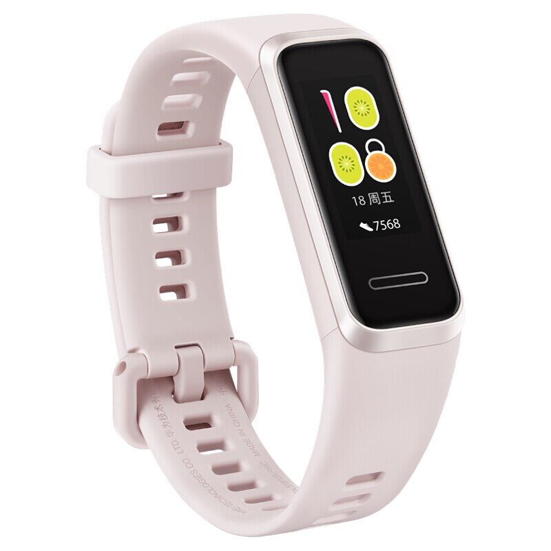 Huawei Band 4 Smart Mehrere Tracker Smart Uhr Herz Rate Sport Schlaf Gesundheit Monitor Neue Uhr Gesichter USB stecker Lade: Pink
