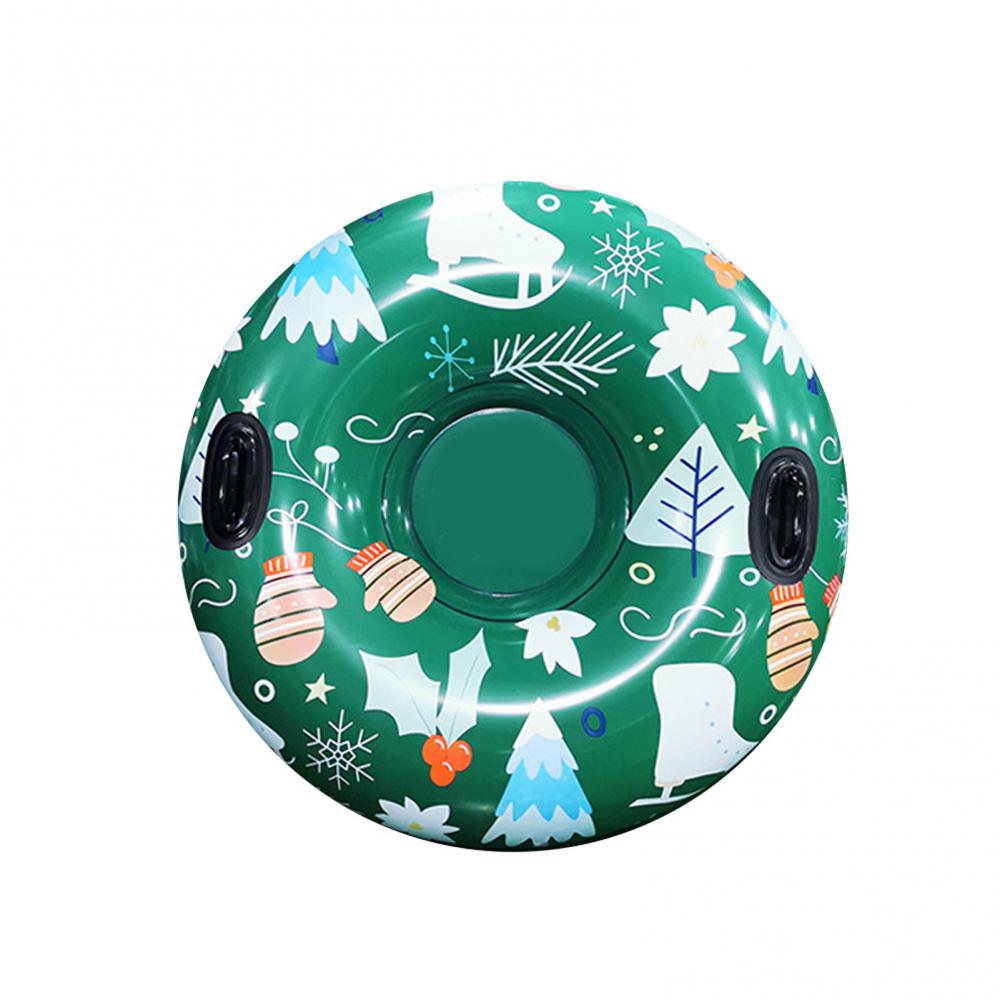 Zware Kerst Stijl Verdikking Koud-Slip Opblaasbare Sneeuw Slee Buis