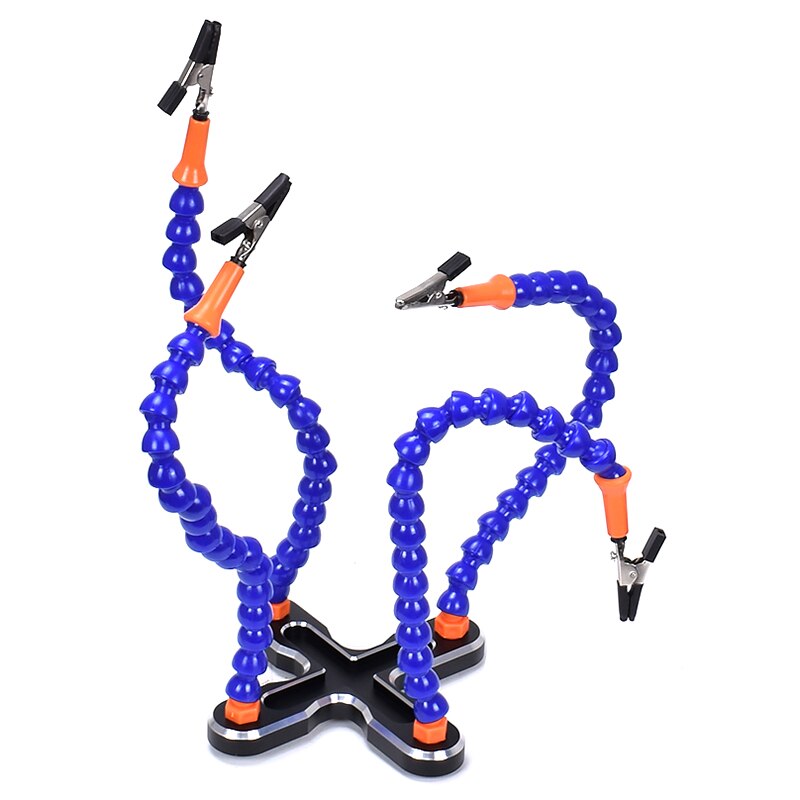 Soldering Helping Hands Third Hand Soldering Tool Soldering Station With 4 Flexible Arms For Electronics Repair