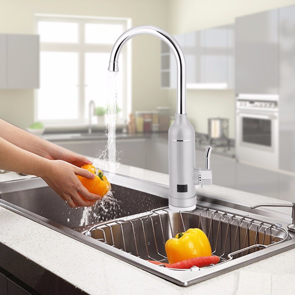 Electric Fast Instant Heating Faucet Tap 360 Degree Rotation Water Tap Water Heater For Bathroom Kitchen Home Winter Warmer