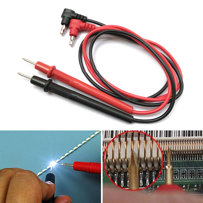1 Pair 70cm Universal Probe Multimeter Test Lead 1000v 10A Wire Pen Cable for Digital Meter Needle Tip Meter Needles Test Leads