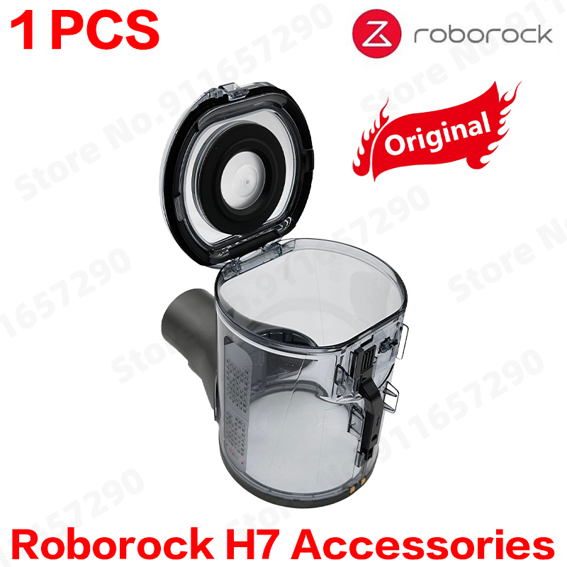 Original Roborock H7 Dust Box HEPA Filter Spare Parts Mace Plus Dustbin Cyclone Assembly Module Red Accessories: plum
