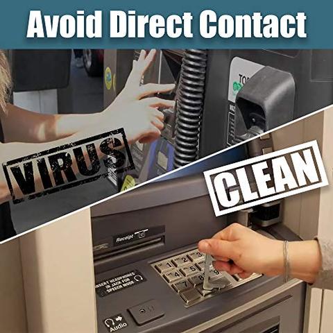 Øl trigger touch screen nøgle anti kontakt døråbner åben dør anti touch nøgle tryk elevator værktøj hygiejne nøglering
