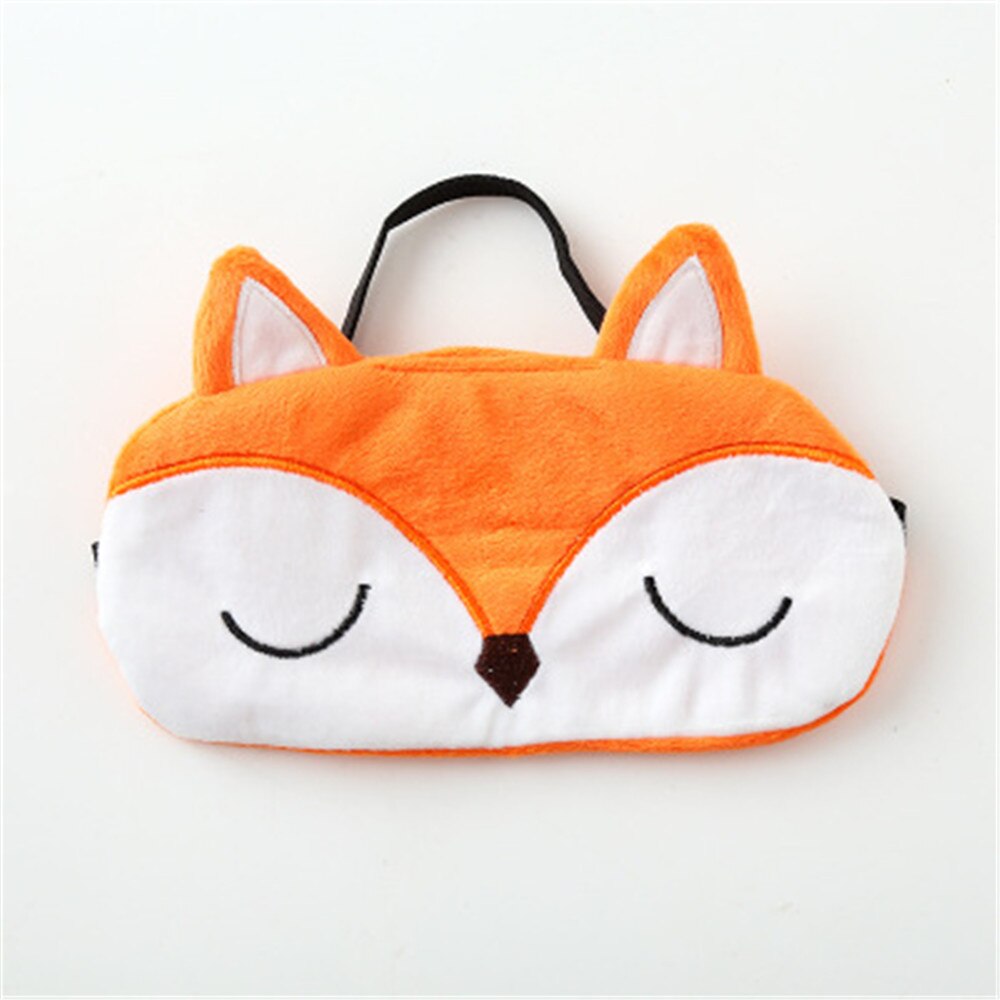 Dormir masque pour les yeux coton 3D Animal vue mignon voyage repos couverture pour les yeux ombre aide au sommeil enfants bandeau chien chat tigre