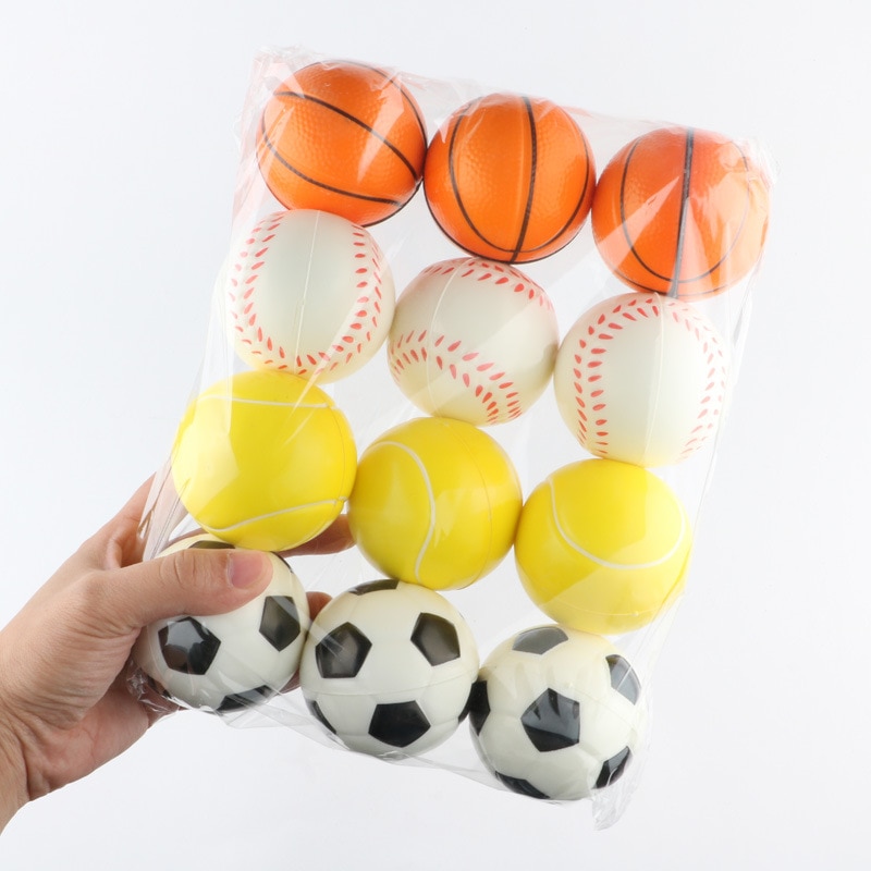 Calcio Lento Aumento Anti-stress Giocattoli Spremere Berretto Da Baseball Palla Da Tennis Baseketball Squishy Antistress Relief Sfera di 6.3 centimetri 7.6 centimetri 10cm