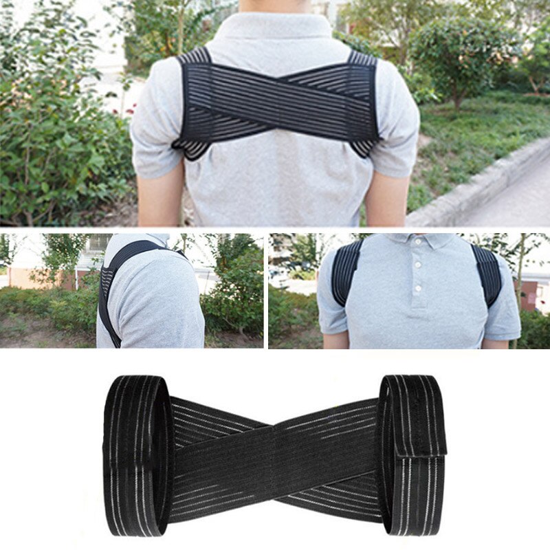 Menn posture corrector pustende rygg skulder pukkelrygg korrigering brace belte stropp ys-kjøp