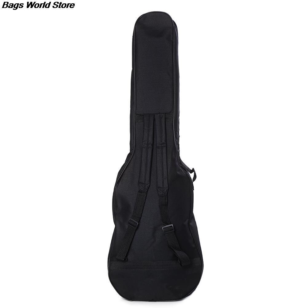 1 stk doble stropper elektrisk gitar bag soft case gig polstret bag ryggsekk gitar enkelt nevne ryggsekk instrument vesker og vesker